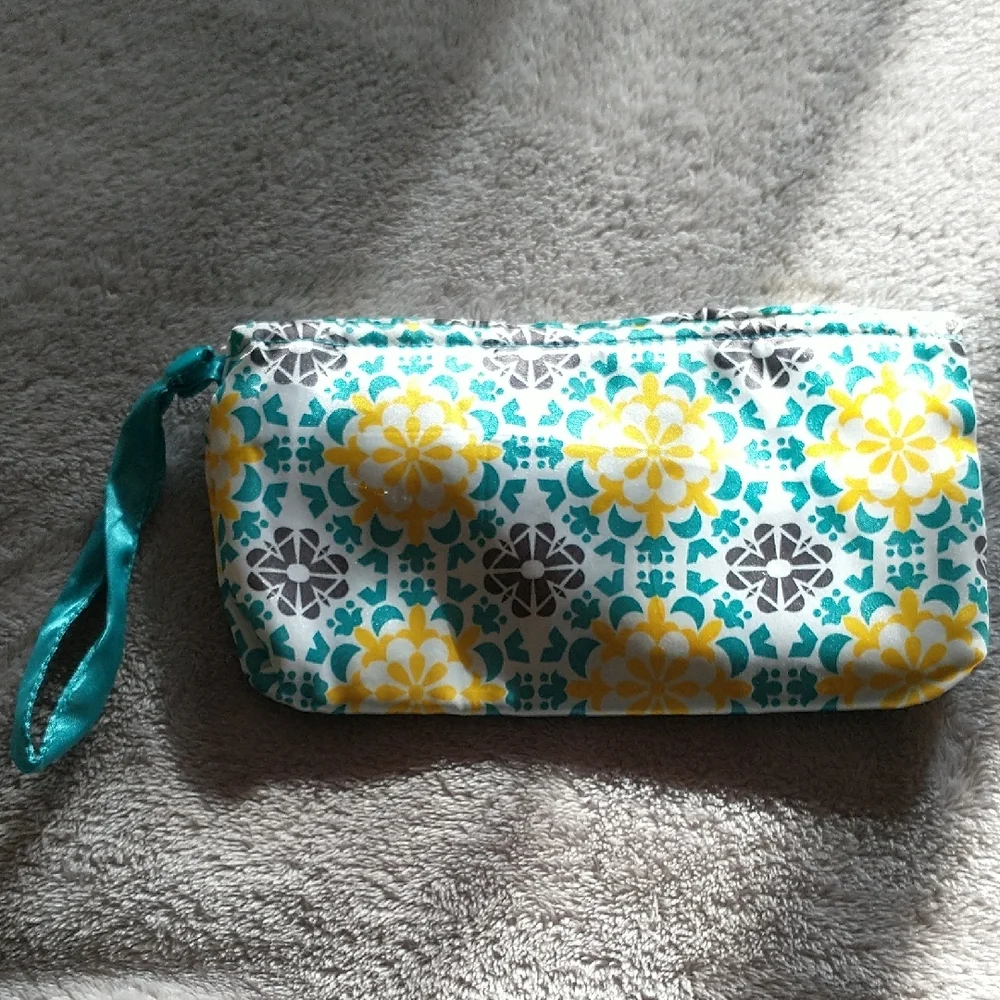 Pampers Branded Teal & Yellow Floral Baby Pouch